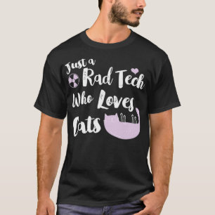 Rad Tech Loves Cats Radiology Tech Cat Lover XRay T-Shirt