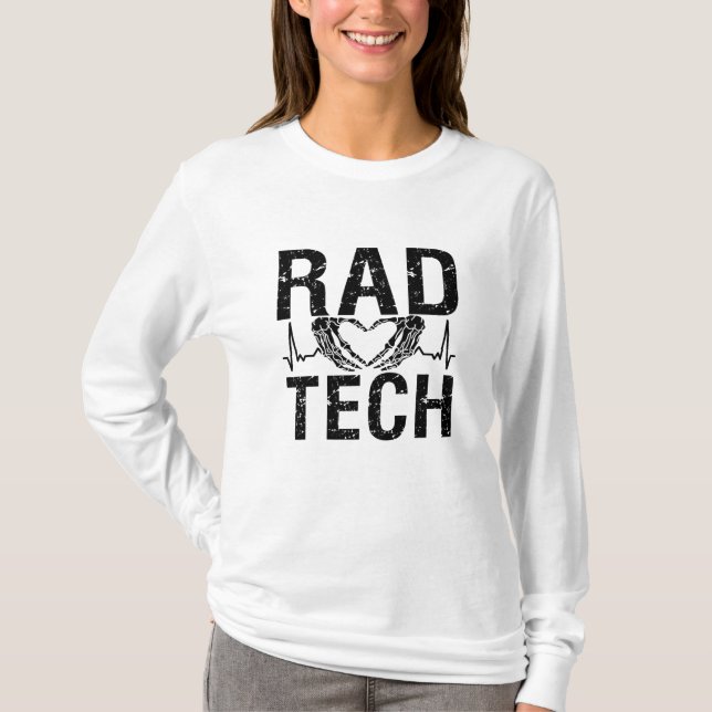 Rad Tech Medicine Technologist Xray Radiology Tech T-Shirt (Front)