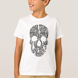 Rad Tech Skull Technologist Xray Radiology Tech T-Shirt