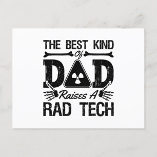 Rad Tech The Best Kind Dad Xray Radiology Tech Postcard
