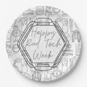 Rad Tech Week Paper Plate