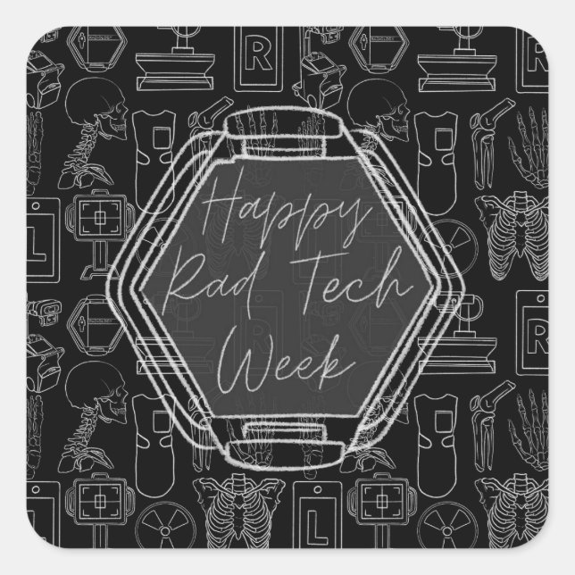 Rad Tech Week  Square Sticker (Front)