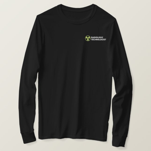 "Rad to the Bone" Radiology Long Sleeve Shirt (Design Front)