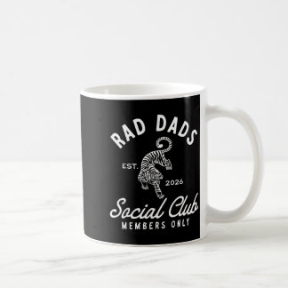 Rad Vintage Dad Est 2026 Fathers Day Dad Life Coffee Mug