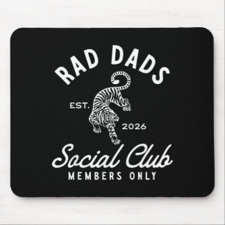 Rad Vintage Dad Est 2026 Fathers Day Dad Life Mouse Mat