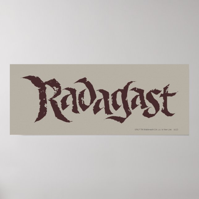 RADAGAST™ Name Solid Poster (Front)