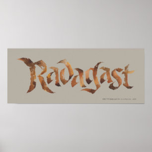 RADAGAST™ Name Textured Poster