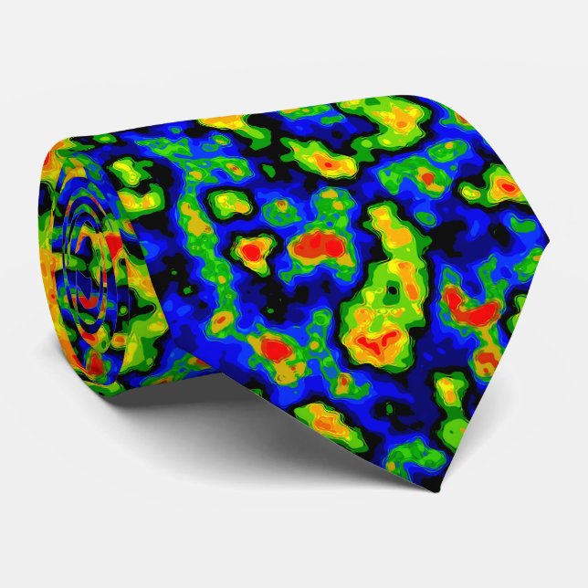 Radar Clouds Tie (Rolled)