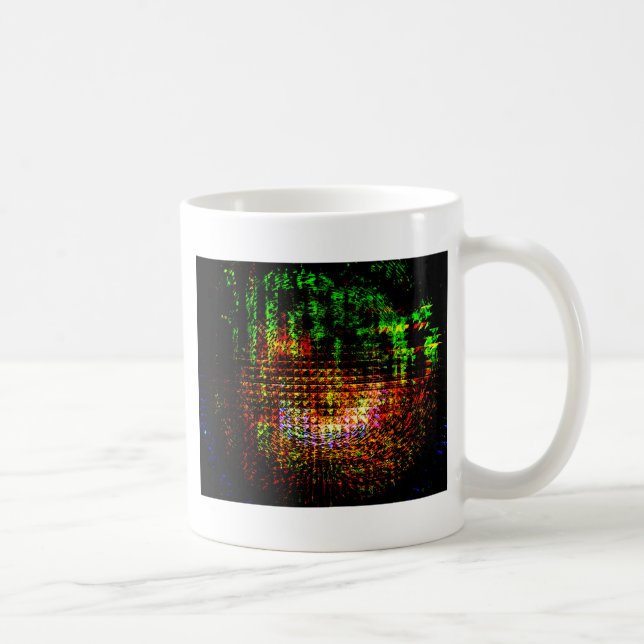 radar kaleidoscope pattern coffee mug (Right)