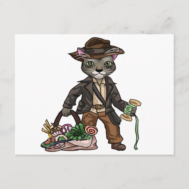 Radar Kitty Postcard (Front)