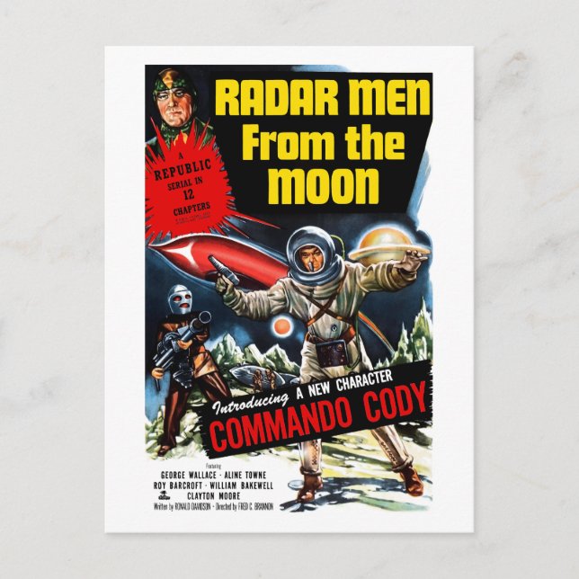 Radar Men from the Moon (1952) Postcard (Front)