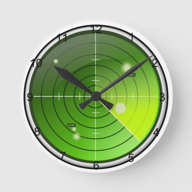 Radar Round Clock (Front)