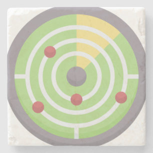 Radar Stone Coaster
