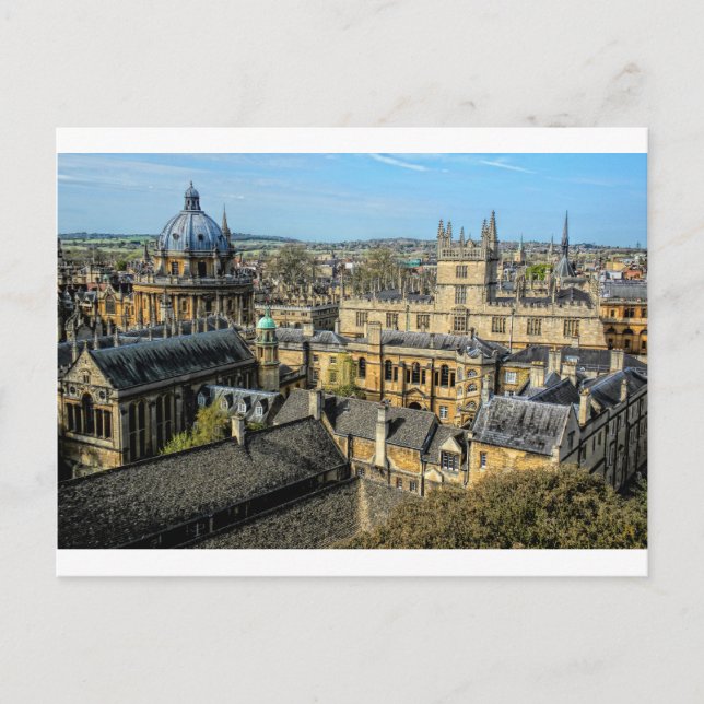 Radcliffe Camera and Bodleian Library Oxford Postcard (Front)