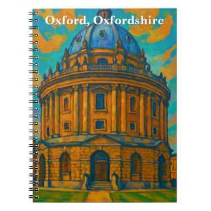 Radcliffe Camera in Oxford Gouache Painting Notebook
