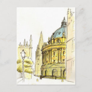 Radcliffe Camera original drawing Postcard