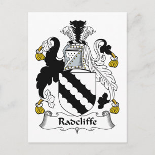 Radcliffe Family Crest Postcard