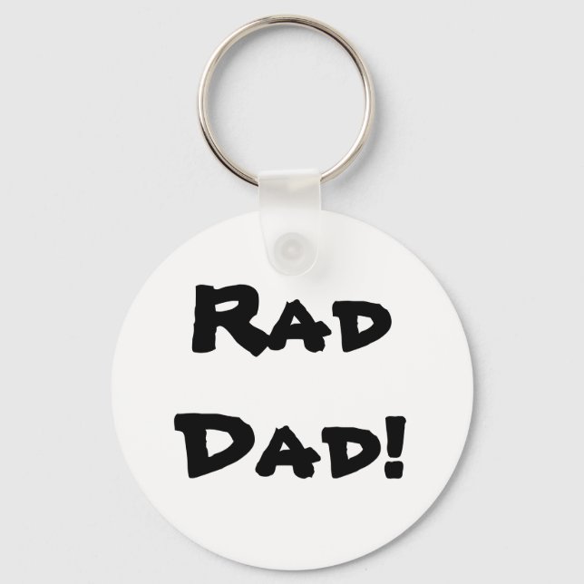 RadDad! Key Ring (Front)