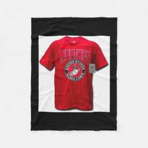 Raddominance Clic Military Tee  Fleece Blanket