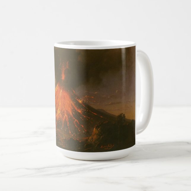 Raden Saleh® Coffee Mug "Mount Merapi on Java" (Front Right)
