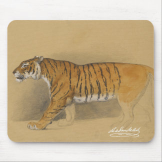 Raden Saleh® Mouse Pad 'Walking Javanese Tiger'