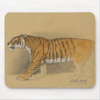 Raden Saleh® Mouse Pad 'Walking Javanese Tiger'