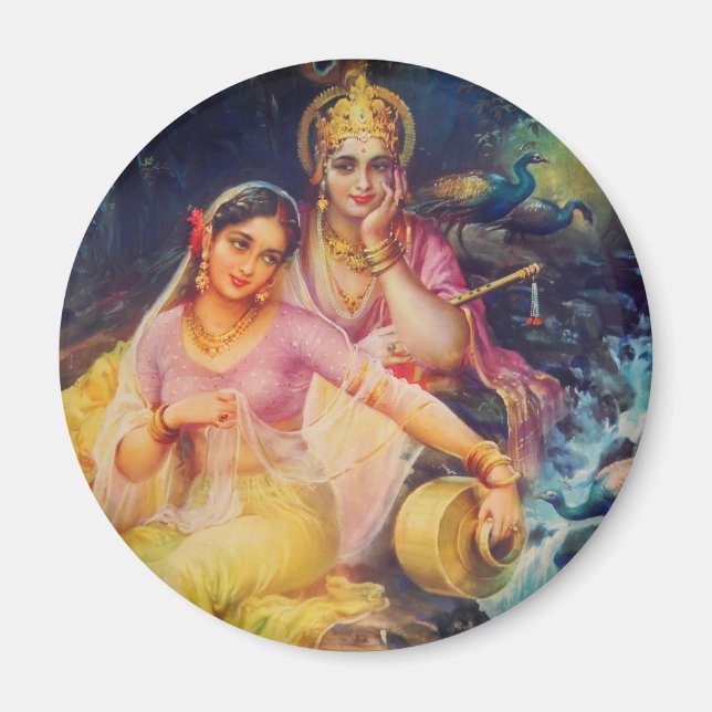 Radha and Krishna magnet (Front)