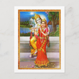Radha KRISHNA  for Love, Peace n Prosperity Postcard