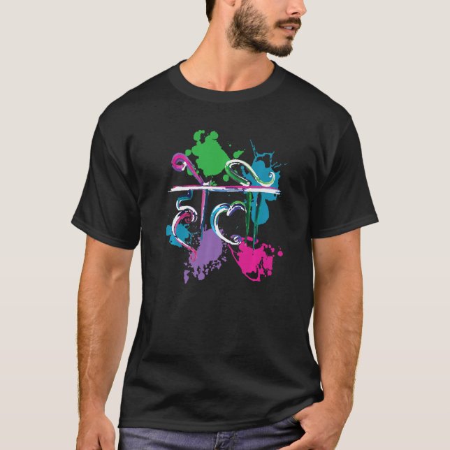 Radha Krishna Hinduism Hindu Buddhist Holi Festiva T-Shirt (Front)