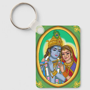 Radha Krishna Keychain
