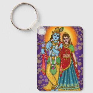Radha Krishna Keychain