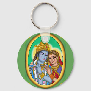 Radha Krishna Keychain