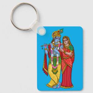Radha Krishna Keychain