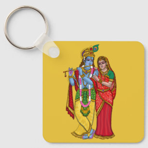 Radha Krishna Keychain