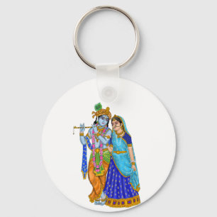 Radha Krishna Keychain