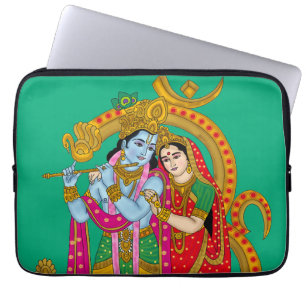 Radha Krishna Laptop Sleeve