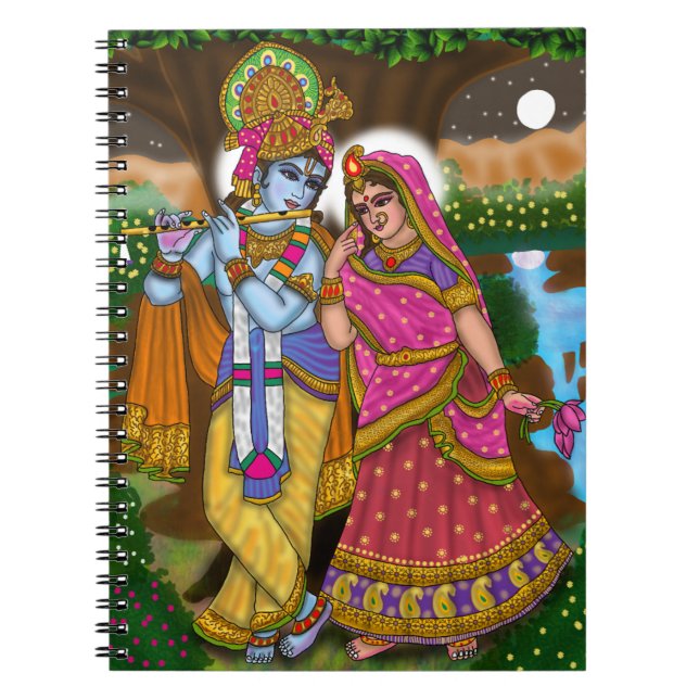 Radha Krishna Notebook (Front)