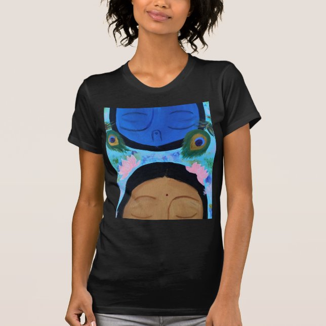 Radha - Krishna Painting T-Shirt (Front)