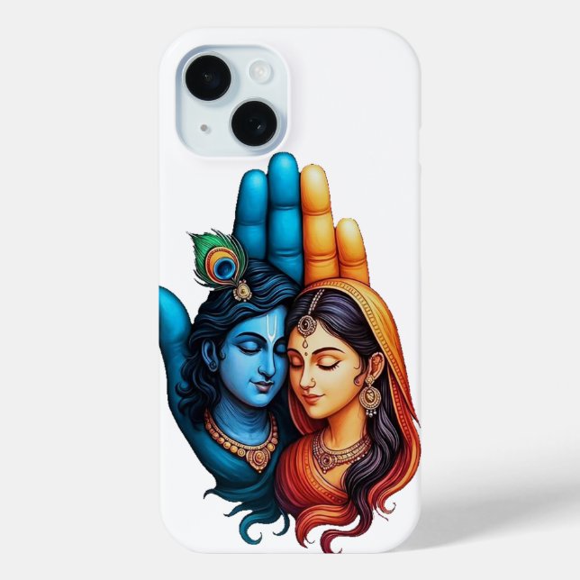 "Radha Krishna – Soulful Harmony" Case-Mate iPhone Case (Back)