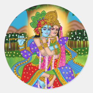 Radha Krishna Sticker