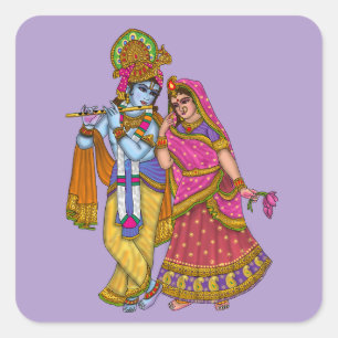 Radha Krishna Sticker