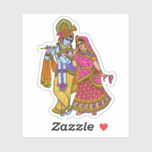 Radha Krishna Sticker