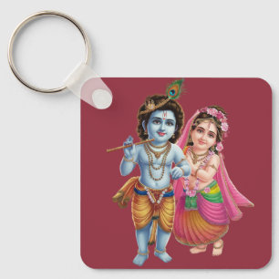 Radha Krishna: The Symbol of Eternal Bond Key Ring