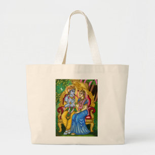 Radha Krishna Tote Bag