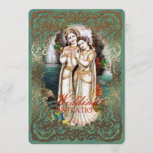 Radha Krishna Wedding Collection - Invitation Card