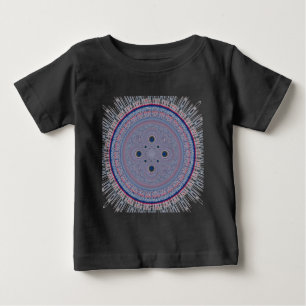 Radial Design Art Print Baby T-Shirt
