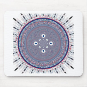 Radial Design Art Print Mouse Mat