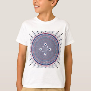 Radial Design Art Print T-Shirt