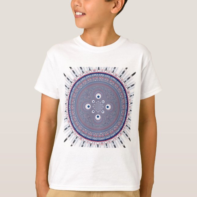 Radial Design Art Print T-Shirt (Front)