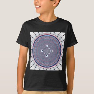 Radial Design Art Print T-Shirt